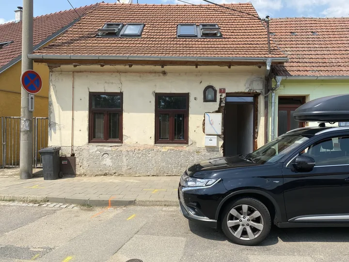 Fasády a zateplení dvou rodinných domů, Němčice: stav před zahájením prací